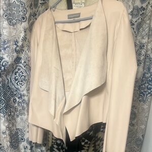 Bagatelle Soft Cream Draped Blazer